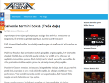 Tablet Screenshot of fightarena.lv